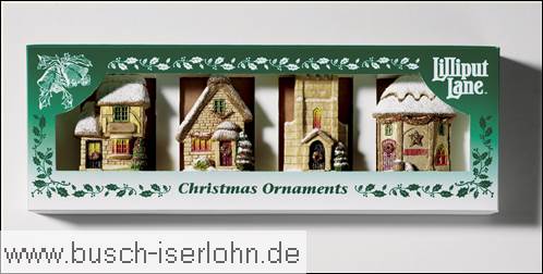 Lilliput Lane Christmas Ornament Collection